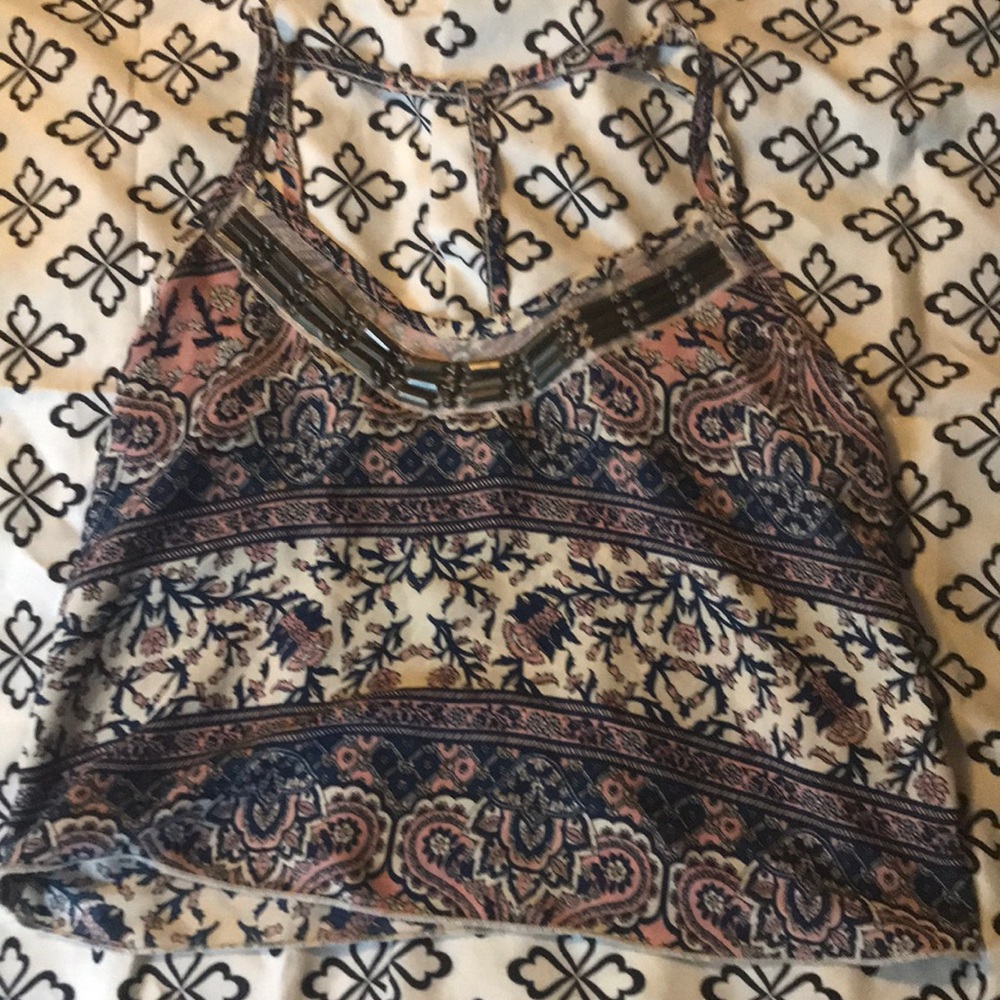 Floral crop top